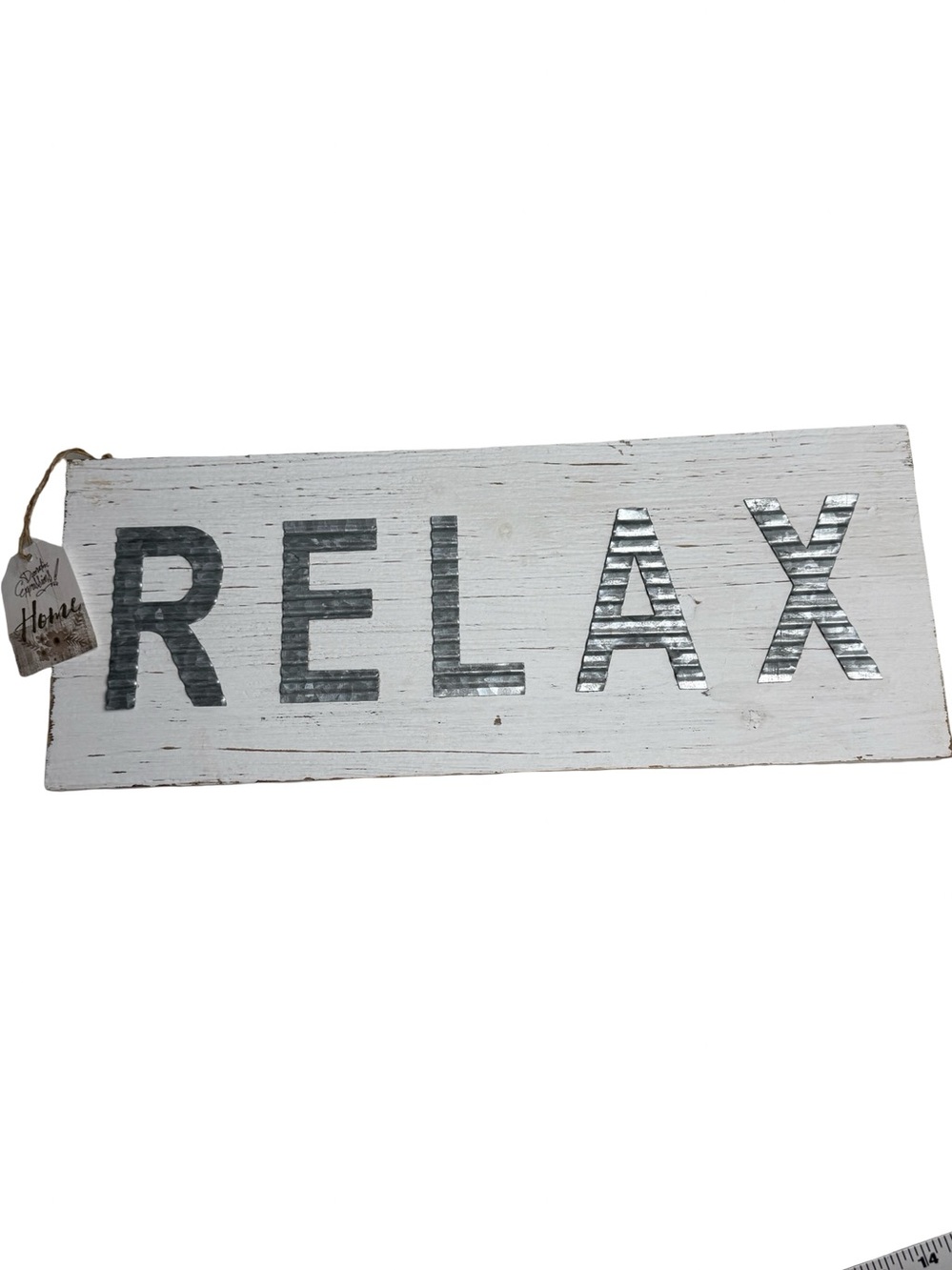 Relax Wooden CottageCore Sign Farmhouse